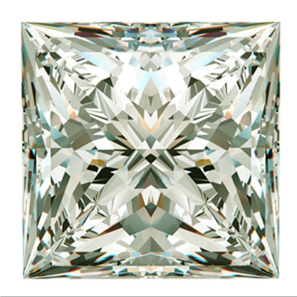 Off white princess cut